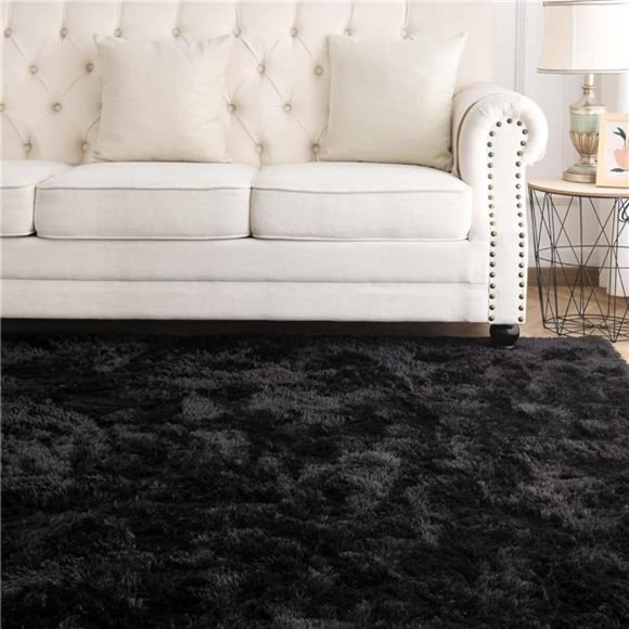Fluffy Fuzzy Shaggy Rugs, Super Soft for Floor, Bedroom, Living Room, Modern - Picture 2 of 6